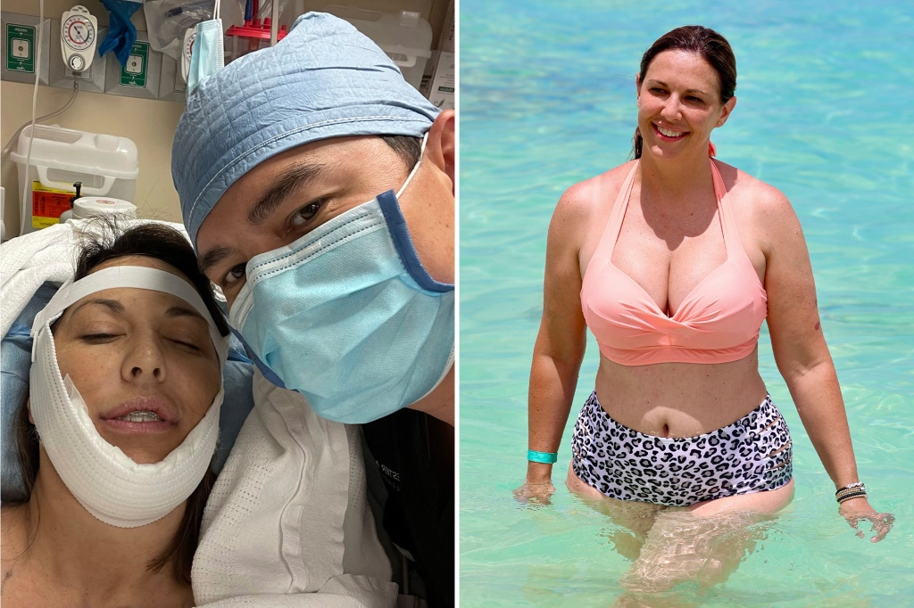 Mindee Chidster, 40, and her husband, Jerry Chidster, a plastic surgeon.
