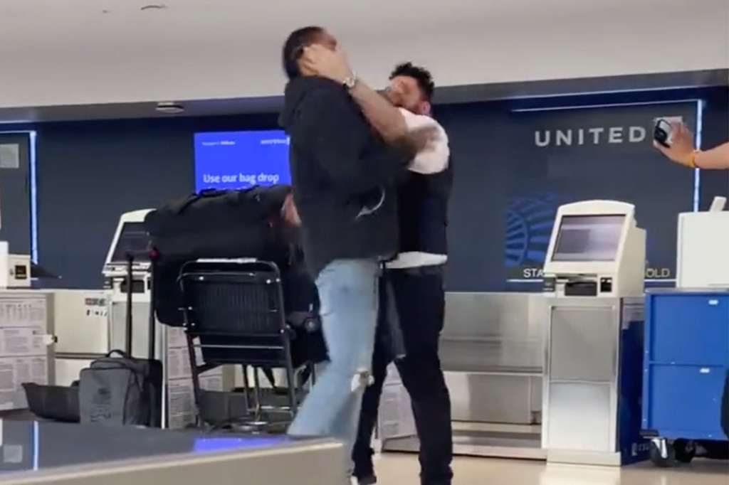 fight in airport