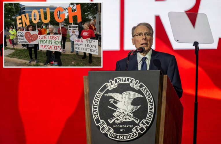 Scandal-scarred Wayne LaPierre re-elected as NRA CEO