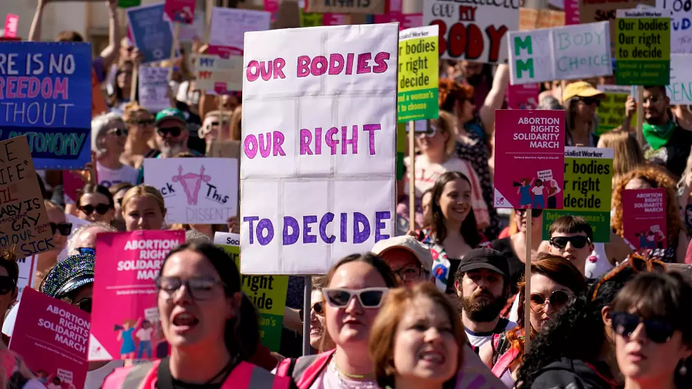 ‘Demoralising and scary’: Women in UK react to US reversal of abortion rights
