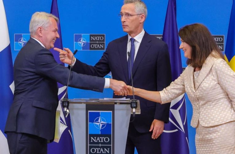 ‘Historic moment’: Finland and Sweden move closer to NATO membership