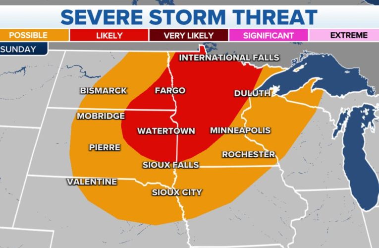 Large area of northern, eastern US faces severe weather, flash flooding threats through weekend