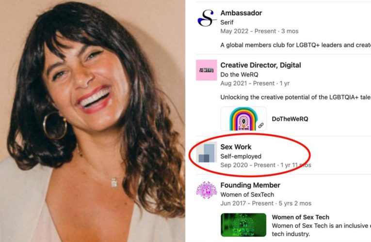 Woman adds ‘sex work’ to LinkedIn profile, sparks debate: ‘Respect it’