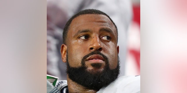 Glendale, AZ, USA: Seattle Seahawks, Tackle, Duane Brown, (76) at State Farm Stadium on Sep 30, 2018. Credit: Mark J. Rebilas-USA TODAY Sports