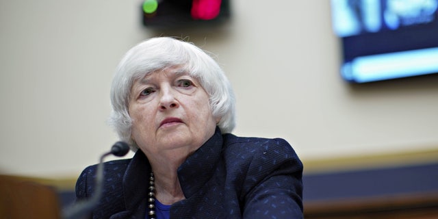 Treasury Secretary Janet Yellen attends the House Financial Services Committee hearing in Washington, Sept. 30, 2021.