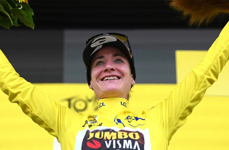 ‘An emotional moment’ – Marianne Vos reveals what it meant to wear yellow at inaugural Tour de France Femmes