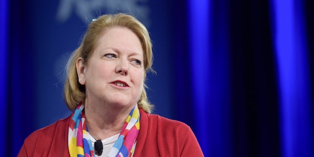 Virginia "Ginni" Thomas, wife of Supreme Court Associate Justice Clarence Thomas, speaks at the Conservative Political Action Conference (CPAC) in Oxon Hill, Md., Feb. 23, 2017.