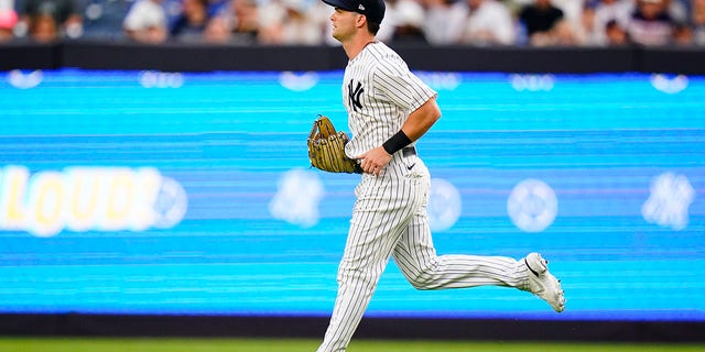 Benintendi takes the field against his former team, the Kansas City Royals, in New York on Thursday, July 28, 2022.