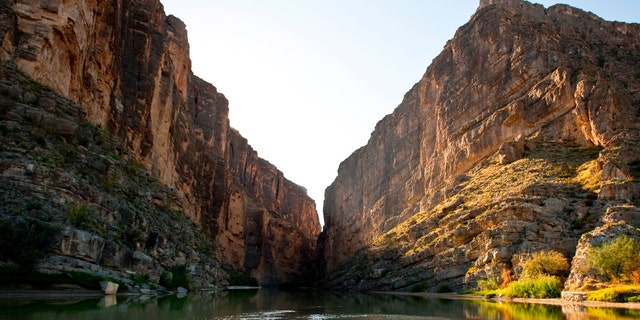 The Rio Grande running through Big Bend National Park