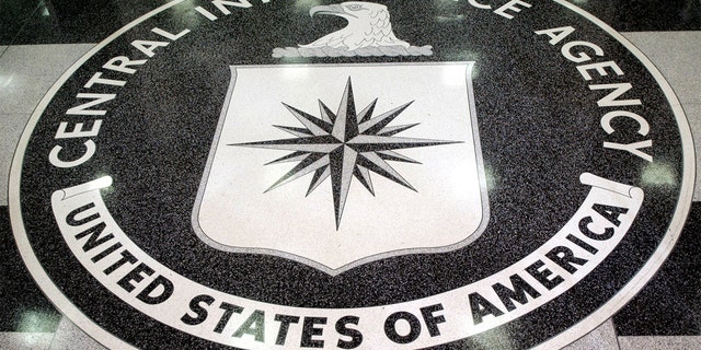 The logo of the U.S. Central Intelligence Agency is shown in the lobby of the CIA headquarters in Langley, Virginia  March 3, 2005. 