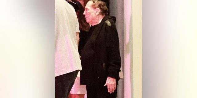 Former LA Clippers owner Donald Sterling makes a rare outing with family and friends for dinner in Malibu. 