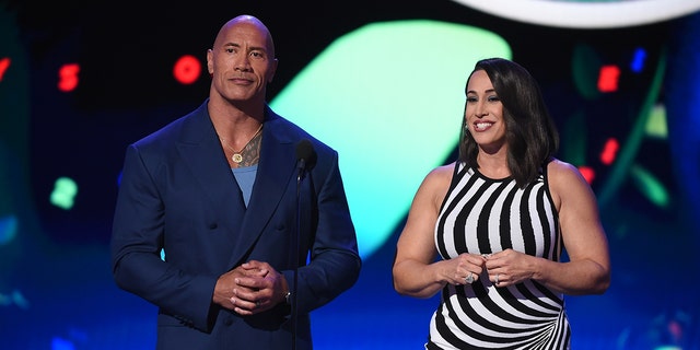 Dwayne Johnson and Dany Garcia at The ESPYS broadcasted live on ABC Wednesday, July 20.