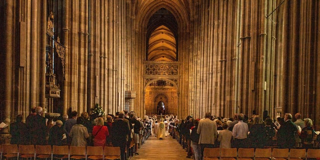 Canterbury Cathedral in Canterbury, United Kingdom.