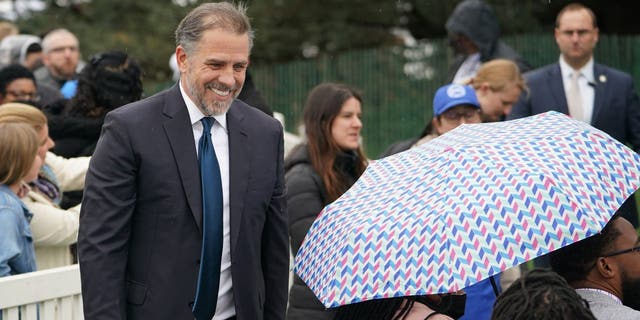 Hunter Biden, the son of US President Joe Biden, is seen during the annual White House Easter Egg Roll on the South Lawn of the White House in Washington, DC on April 18, 2022.