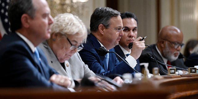 John Wood, committee investigative staff counsel, questions witnesses during a hearing of the House Select Committee to investigate the Jan. 6, 2021, attack on the Capitol on June 16, 2022.