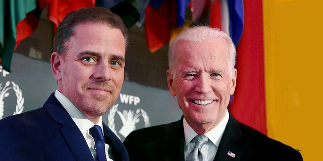 WASHINGTON, DC - APRIL 12: World Food Program USA Board Chairman Hunter Biden (L) and U.S. Vice President Joe Biden award designer Michael Kors (C) the World Food Program USA's McGovern-Dole Leadership Award at Organization of American States on April 12, 2016 in Washington, DC. (Photo by Paul Morigi/Getty Images for World Food Program USA)