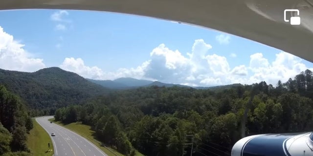 Swain County Sheriff Curtis Cochran praised Vincent Fraser for safely landing a single-engine plane on the highway.