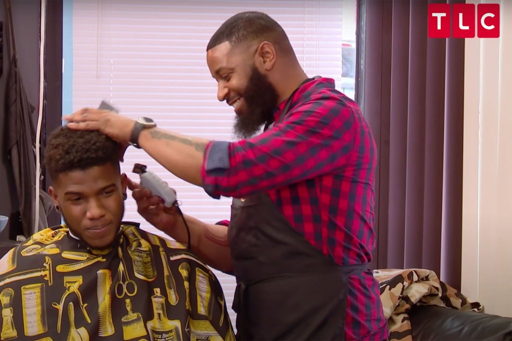 Baltimore is accused of killing barbershop owner Kendall Jerome Cook, seen here on "90 Day Fiancé: Happily Ever After?"