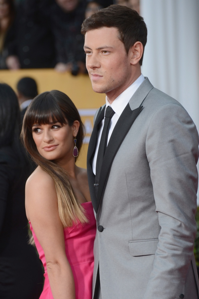 Lea Michele and Cory Monteith