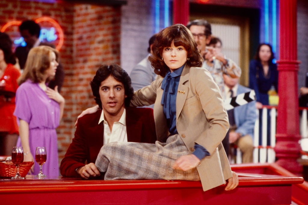David Naughton and Rebecca Balding in the ABC TV series "Makin' It" in 1979.