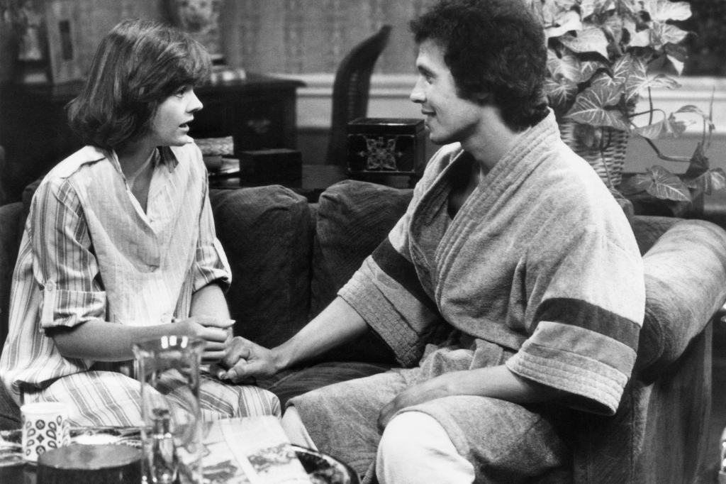 Rebecca Balding and Billy Crystal in "Soap" Season 2 in 1977.