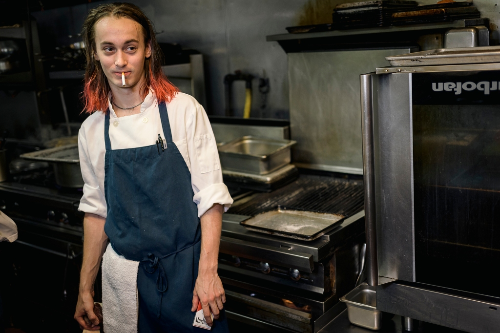 Faber has been called a cross between Anthony Bourdain and Pete Davidson.