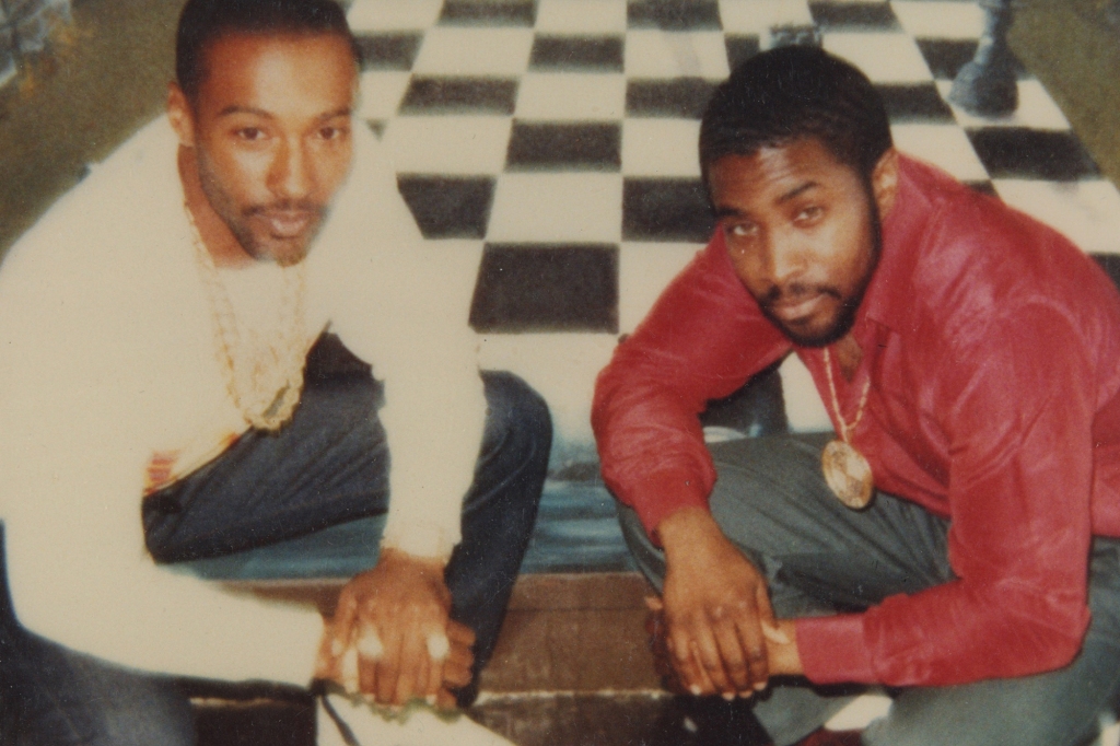 Gerald "Prince" Miller (left) and his uncle Kenneth "Supreme" McGriff in a still from the "Supreme Team" docuseries.