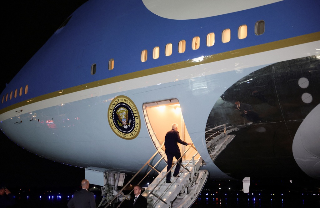 U.S. President Joe Biden departs for his first trip as president to the Middle East where he will spend two days in Jerusalem.