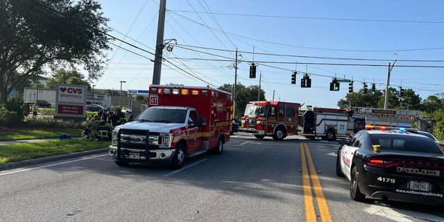 The driver of a car in Florida was arrested on Thursday and is being accused by police of playing "bumper cars" and causing a multi-car crash.