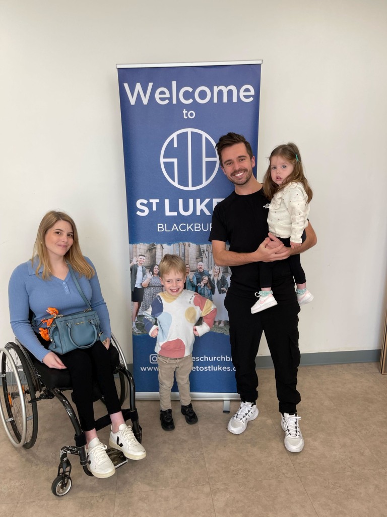 JOHN AND JADE REYNOLDS, 33 AND 32, FROM PRESTON, LANCASHIRE, WITH THEIR KIDS, ELIJAH REYNOLDS, FIVE, AND ARELI REYNOLDS, TWO)