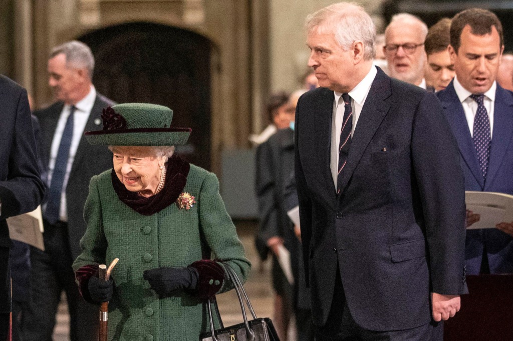  Queen Elizabeth II and Prince Andrew