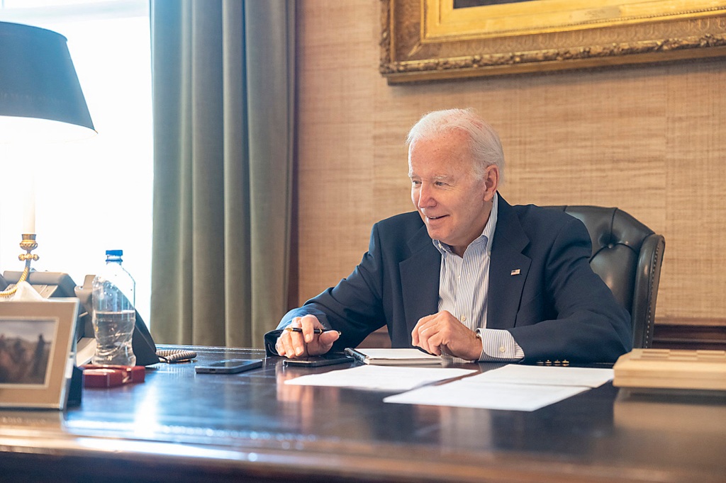 President Joe Biden remains in isolation after testing positive for COVID-19.