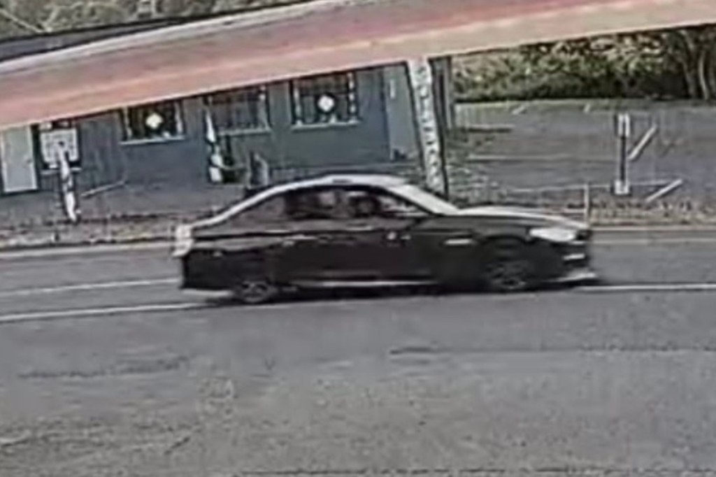 The Oregon State Police released this image of a BMW 3 Series in connection with the fatal shooting. 