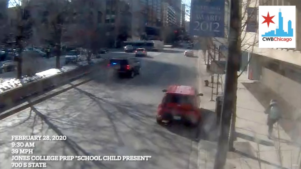 In Feb. 2020, Lightfoot's official SUV was caught speeding near a school with children present. 