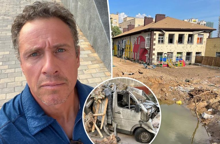 Chris Cuomo returns to Instagram to share photos from visit to Ukraine war zone