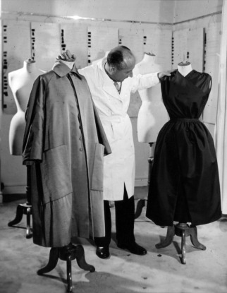 Christian Dior in his atelier.