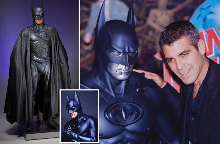 George Clooney’s nipple-enhanced ‘Batman’ suit can be yours for $40K