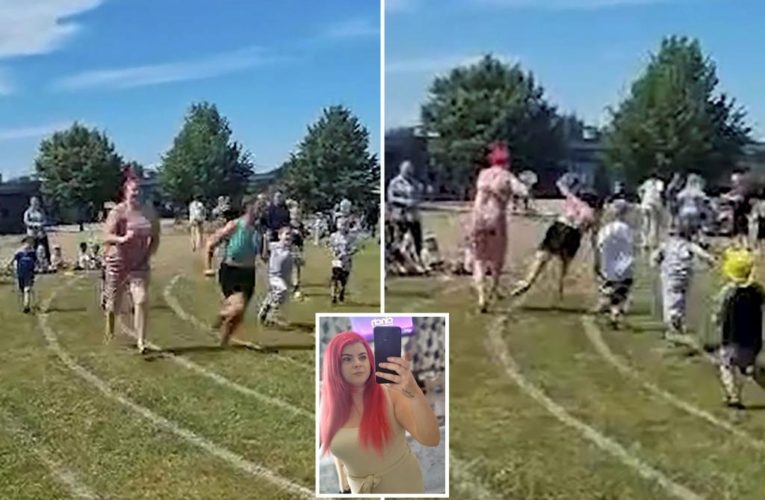 Cheating mom shoves rival to win race at daughter’s school
