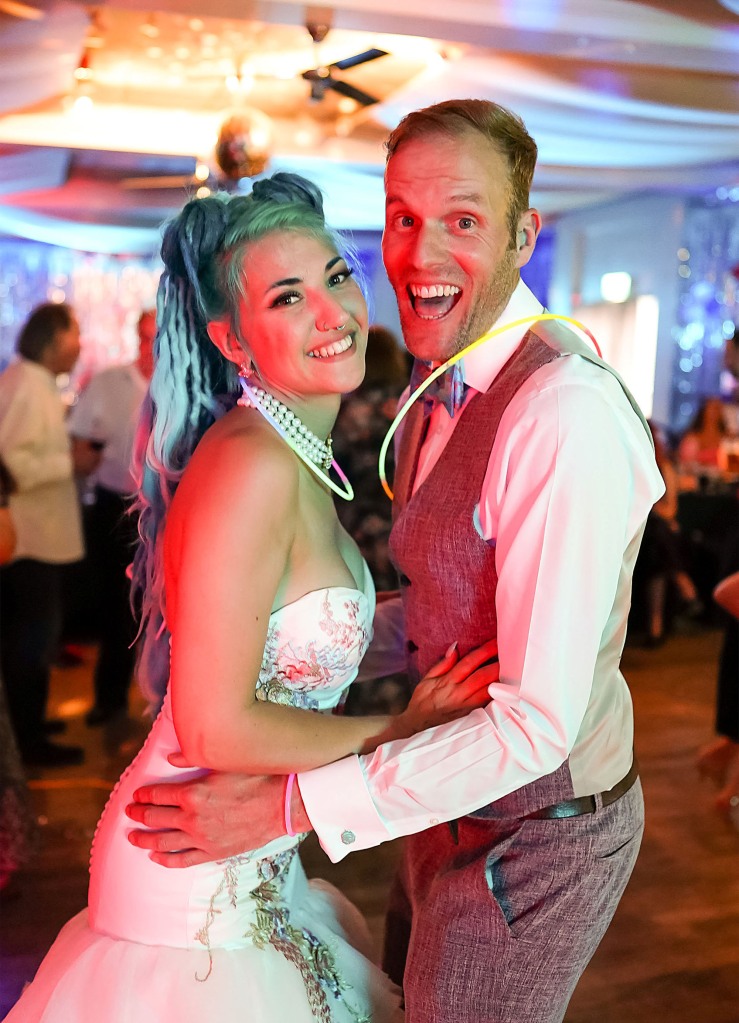 Couple finally celebrate their lockdown marriage with an epic Back To The Future themed wedding. Sci-fans Jordan, 33, and Pete Ayriss, 38, were able to celebrate their love in true 80s style last month.See SWNS story SWCAfuture. The pair from Ravenswood, Suffolk, married with just a dozen of their closest relatives in lockdown at the Manor Room in Christchurch Mansion.With many nods to the film on display, the biggest attraction of all was when the pair arrived in a replica DeLorean.Pete, who is originally from Felixstowe, said: "We are fans, every now and again we will have a Back To The Future off and throw each other trivia, throw out movie quotes at each other."It is a completely iconic trilogy and we do hope they never do anything else with it again. We did see the show and that was amazing."