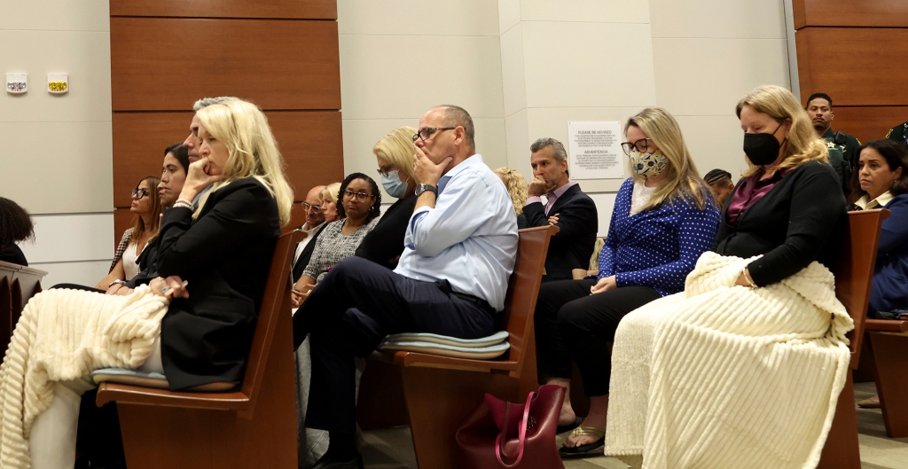 Family members of Parkland victims at the Cruz's sentencing trial.