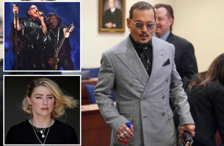 Unsealed Depp v. Heard court docs reveal crude texts with Marilyn Manson, ‘exotic dancer’ claims