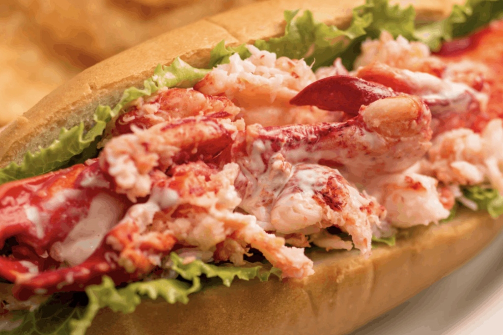Disney's advertised lobster roll.