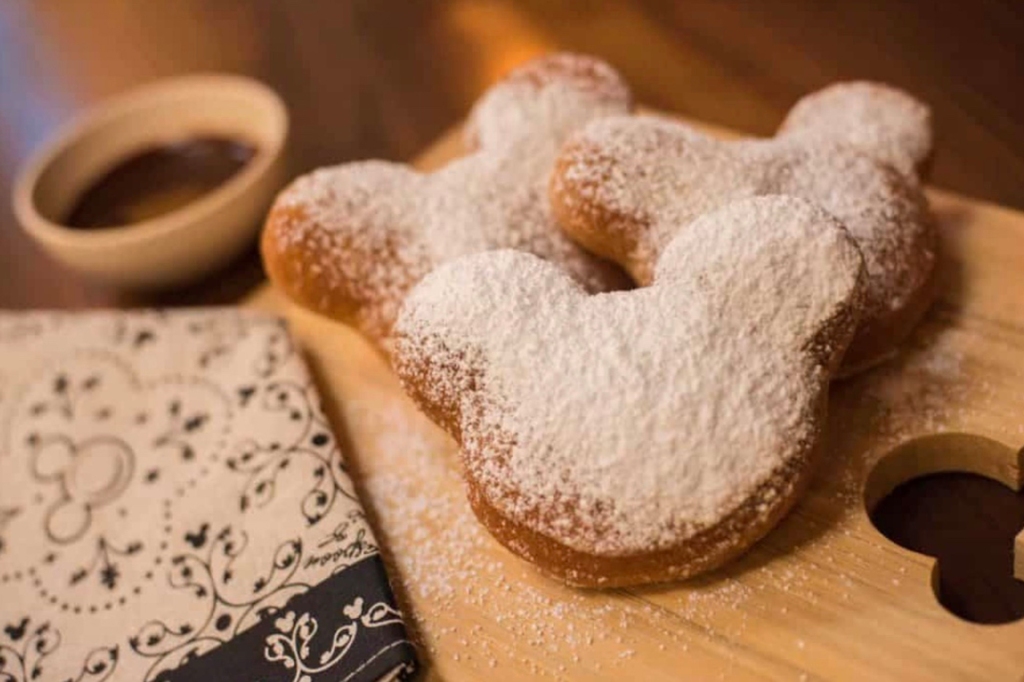 An order of Mickey beignets as advertised by Disney.  