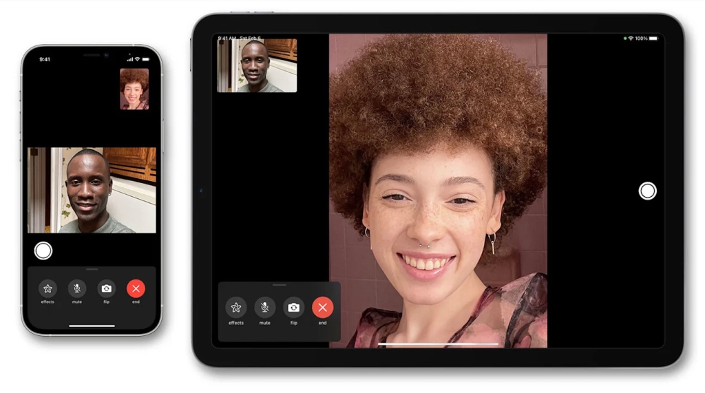 First beta-tested in iOS 13 as the "FaceTime Attention Correction," the advanced augmentation software officially debuted as "Eye Contact" with the release of iOS 14