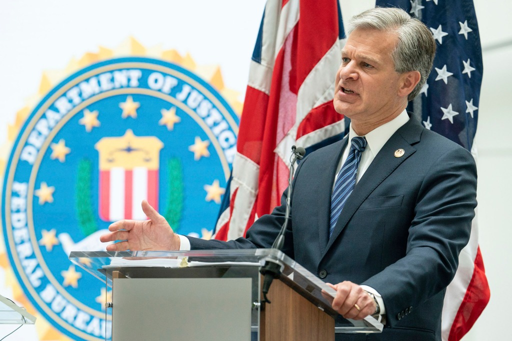 Wray claimed that China is the "biggest long-term threat to our economic and national security."