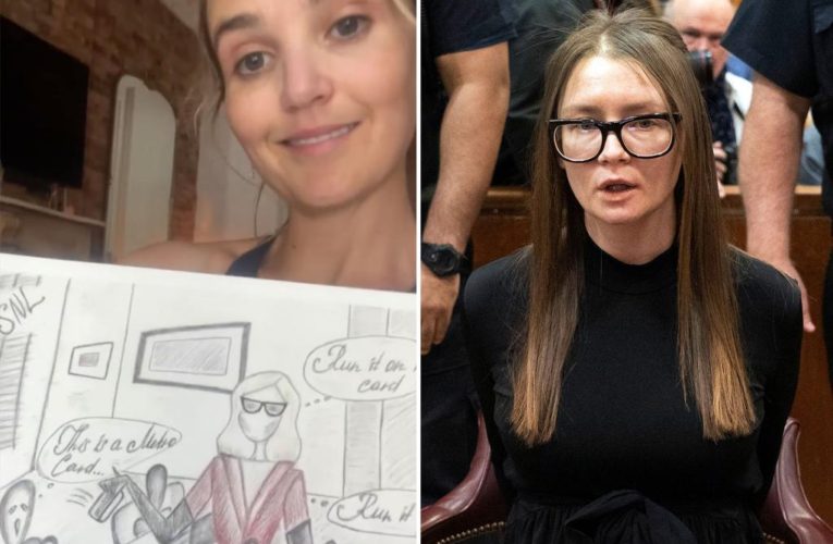 SNL star Chloe Fineman receives ‘VIP’ drawings from Anna Delvey