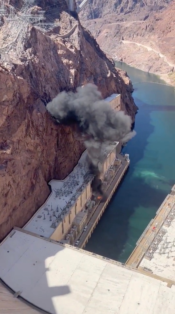 Firefighters from Boulder City were en route to the dam after getting an emergency call, department officials in Nevada announced.
