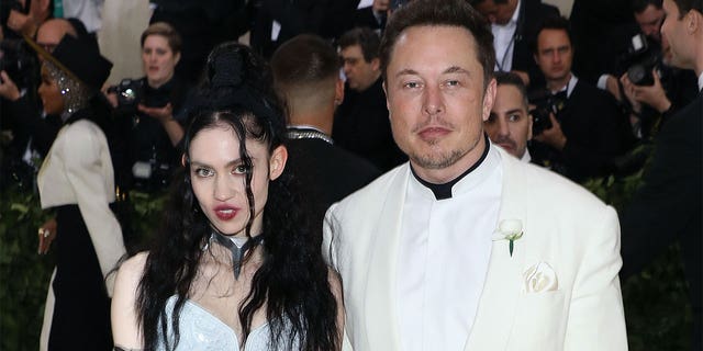 Tesla CEO Elon Musk and his ex-girlfriend Claire Boucher, who is also known as Grimes. 