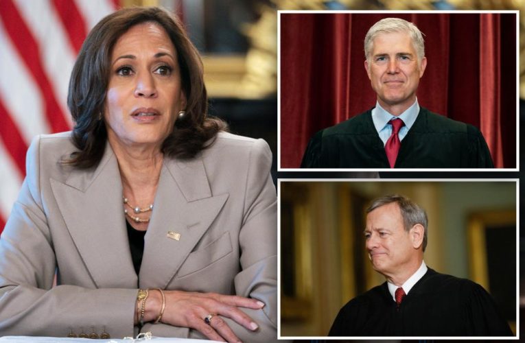 Kamala Harris ‘never believed’ justices about Roe v. Wade views