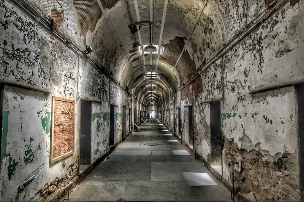 Hallway of prison